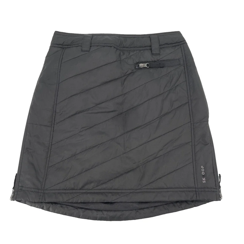 Skhoop Down Puffer Skirt‎ Womens XS Black